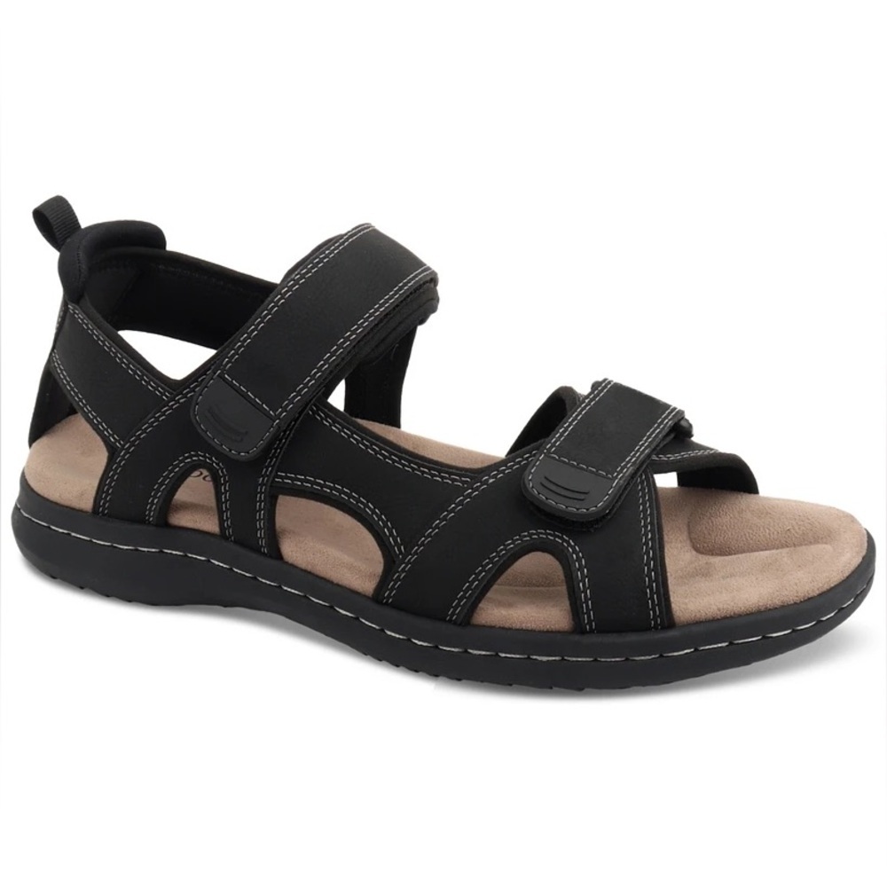 Club Room Men’s Douglas Black Sandals- Size 11